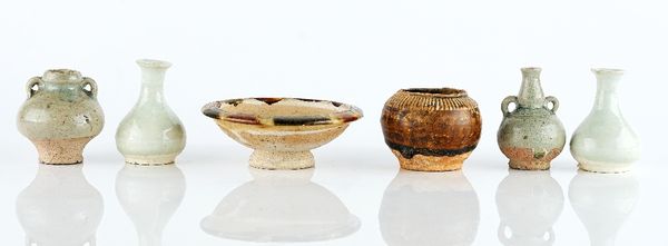 A GROUP OF CHINESE MINIATURE VESSELS
