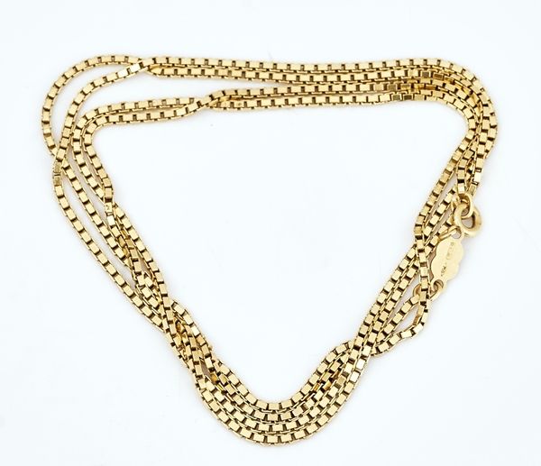 An 18ct gold neckchain