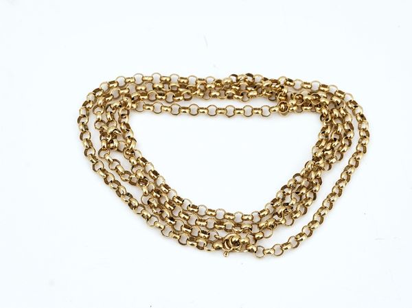 A 9ct gold neckchain