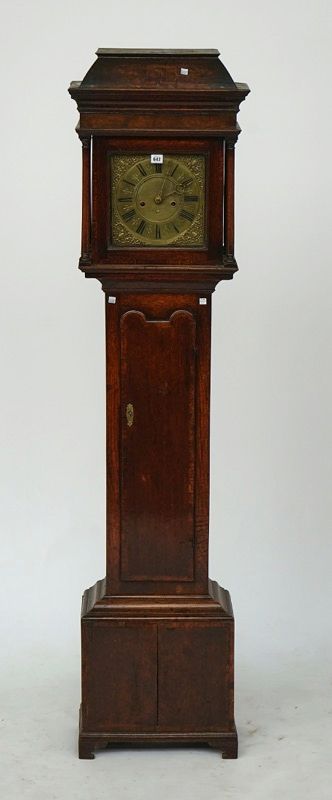 A George III oak longcase clock