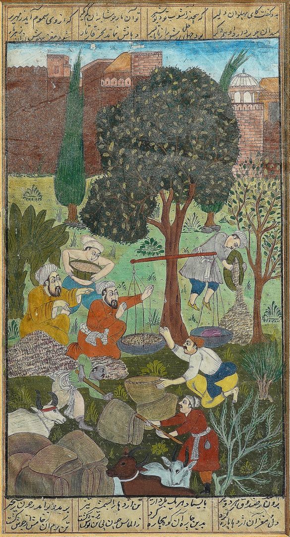 TWO PERSIAN ILLUSTRATED LEAVES FROM MANUSCRIPTS