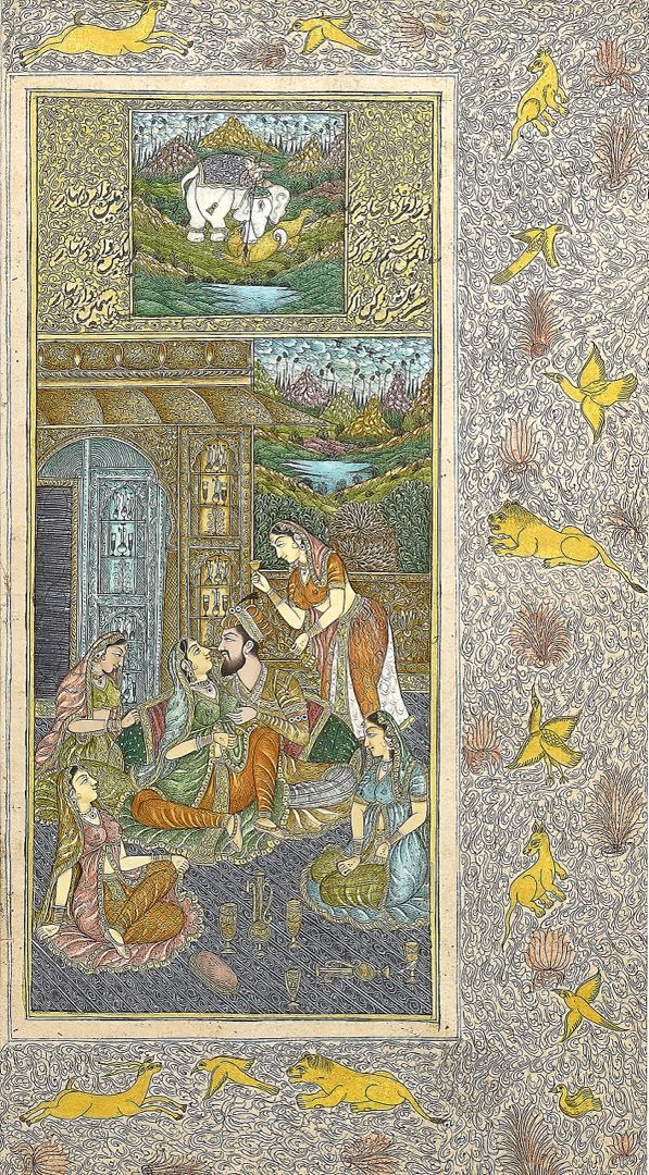 AN INDIAN MINIATURE PAINTING