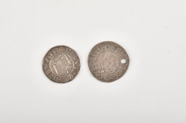 TWO ANGLO-SAXON SILVER PENNIES (2)