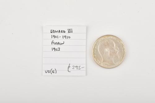 AN EDWARD VII FLORIN