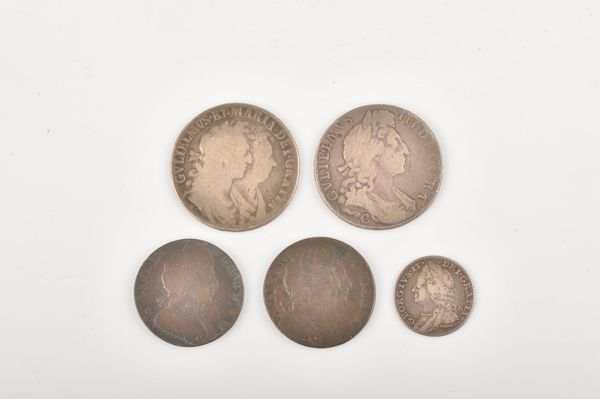 FIVE BRITISH COINS