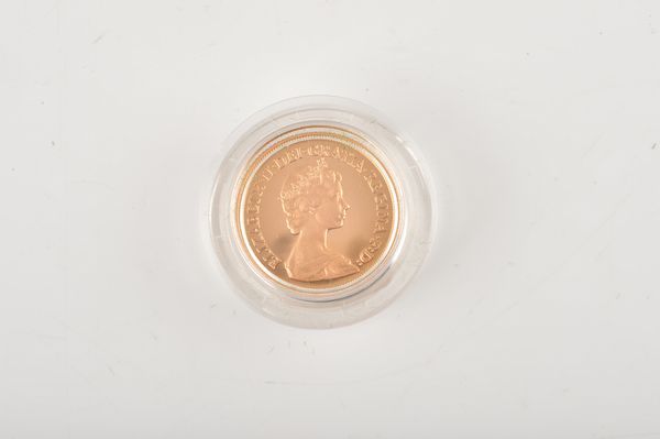 AN ELIZABETH II PROOF SOVEREIGN 1980