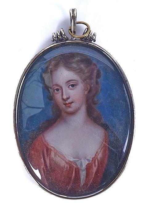 A PORTRAIT MINIATURE OF A YOUNG LADY