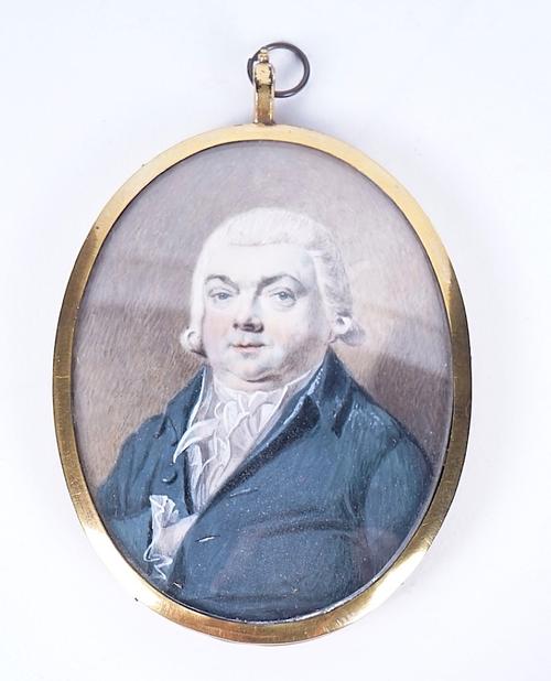 A PORTRAIT MINIATURE OF A GENTLEMAN