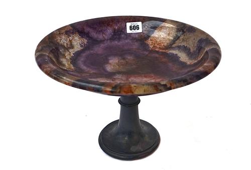 A DERBYSHIRE BLUE JOHN TAZZA