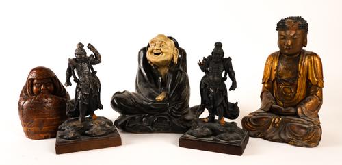 A GROUP OF JAPANESE WORKS OF ART