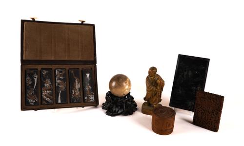 A GROUP OF CHINESE WORKS OF ART