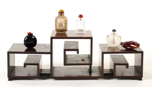 FIVE CHINESE SNUFF BOTTLES