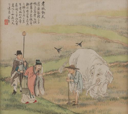 A GROUP OF SEVEN CHINESE PICTURES