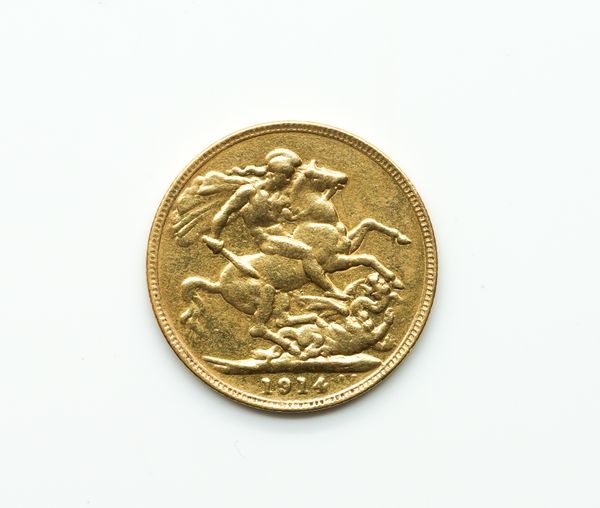 A JEWELER'S COPY OF A GEORGE V SOVEREIGN