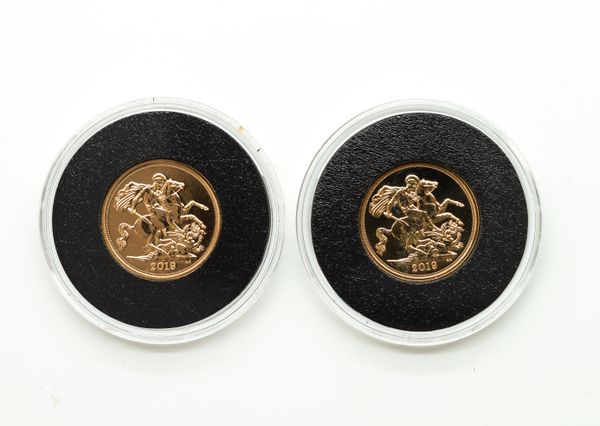 TWO ELIZABETH II PROOF SOVEREIGNS (2)