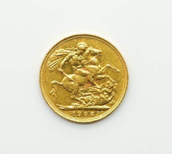 AN EDWARD VII SOVEREIGN