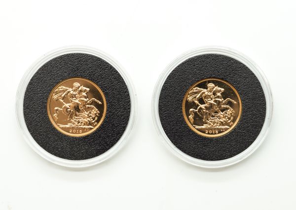 TWO ELIZABETH II PROOF SOVEREIGNS (2)