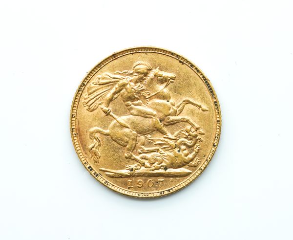 AN EDWARD VII SOVEREIGN