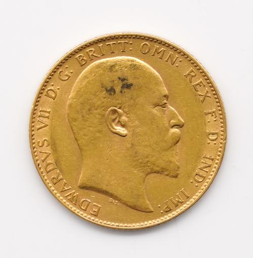 AN EDWARD VII SOVEREIGN