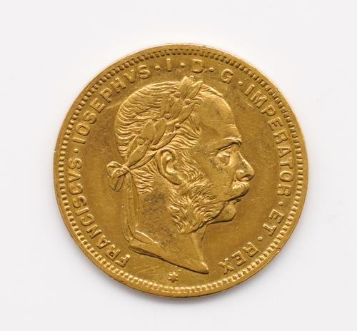 AN AUSTRIA 8 FLORINS / 20 FRANCS
