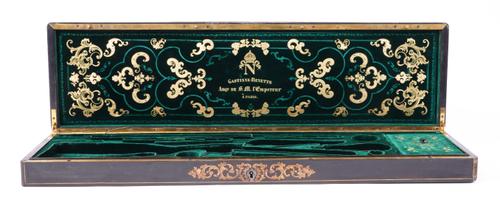 A FRENCH NAPOLEON III SHOTGUN CASE BY GASTINNE RENETTE OF PARIS