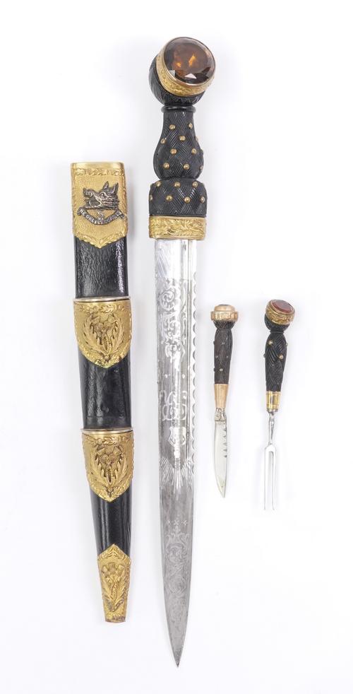 A SCOTTISH OFFICER'S REGIMENTAL DRESS DIRK