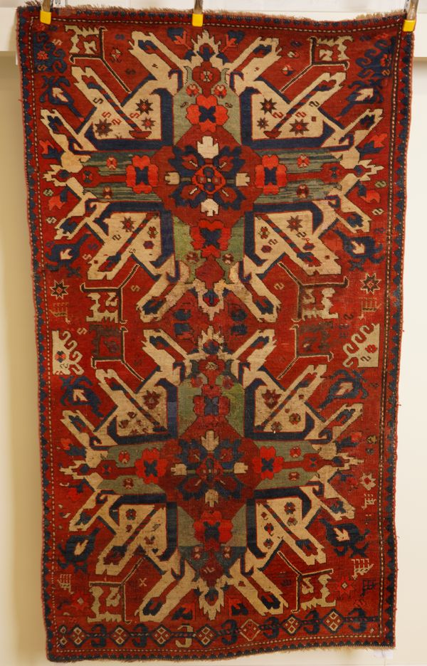 A SHIRBAN RUG, CAUCASIAN AND A CHELABERD RUG, CAUCASIAN (2)