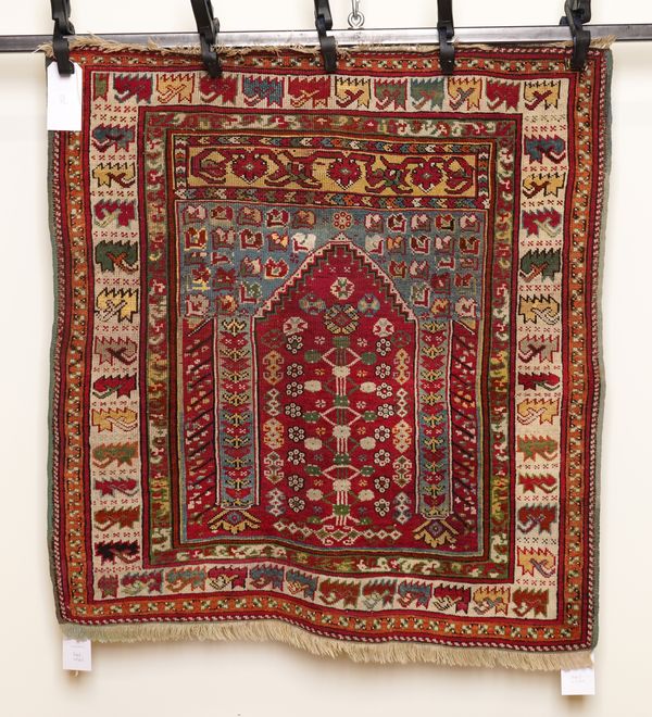 A KONYA PRAYER RUG