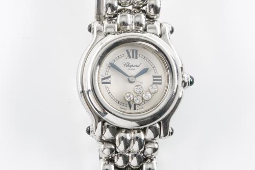 A CHOPARD HAPPY SPORT LADY'S BRACELET WRISTWATCH