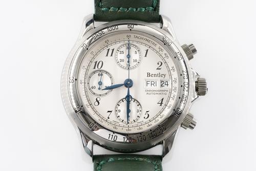 A BENTLEY AUTOMATIC STEEL CASED GENTLEMAN'S LIMITED EDITION WRISTWATCH