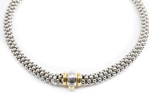 A FOPE 18CT GOLD NECKLACE