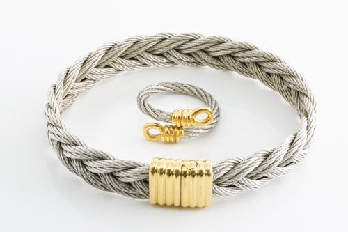 A FRED PARIS BRACELET AND RING SET