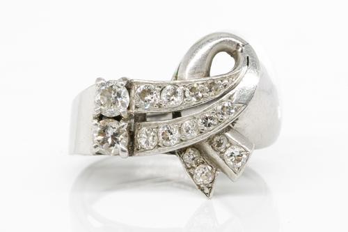 AN ABSTRACT DIAMOND RING