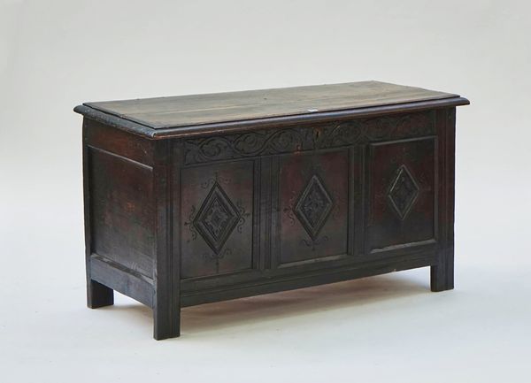 An oak coffer