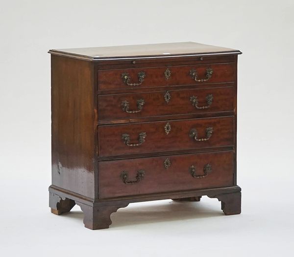 A small mahogany chest