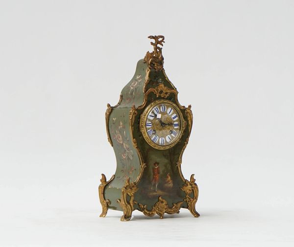 A French gilt-metal mounted mantel timepiece