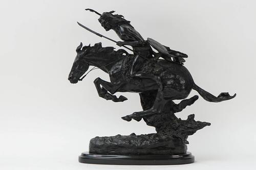 A bronze sculpture 'The Cheyenne'