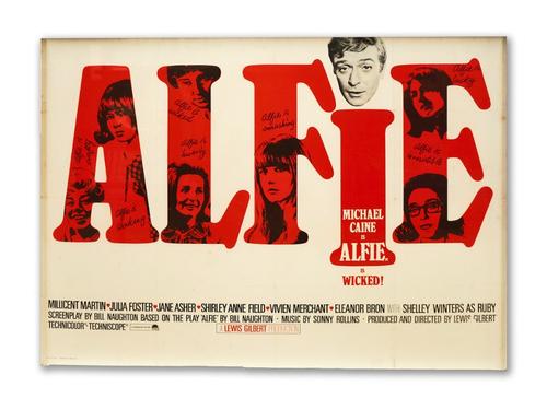 ‘ALFIE’, 1966 – BRITISH CINEMA POSTER