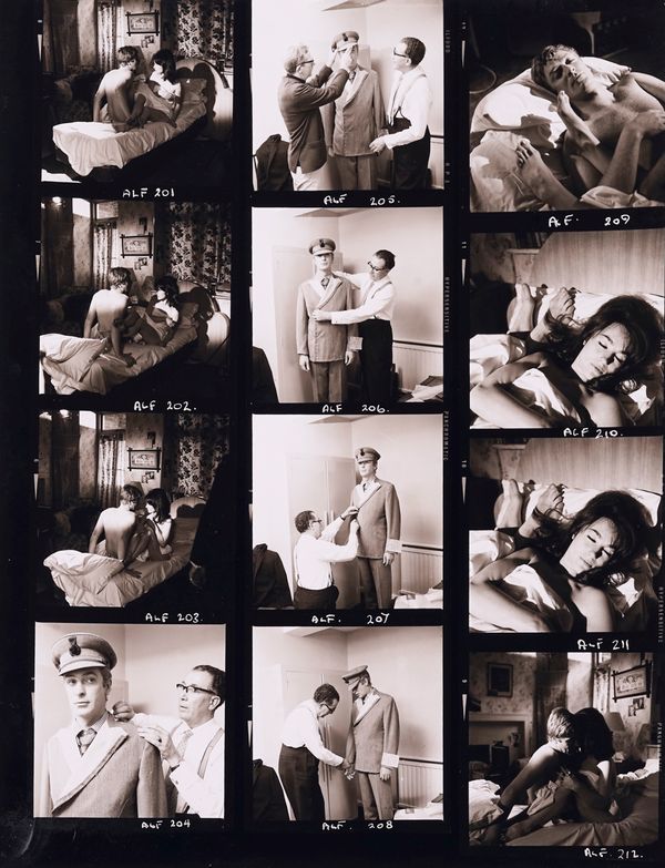 ‘ALFIE’, 1966 – A RARE COLLECTION OF VINTAGE CONTACT SHEETS (70)