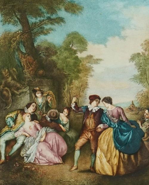 WILLIAM J ALLINGHAM (BRITISH 19TH/20TH CENTURY) AFTER JEAN-BAPTISTE PATER (2)