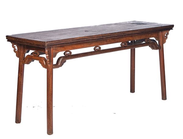 A  CHINESE TIELIMU OR ‘IRONWOOD’ ALTAR TABLE, FIRST HALF 19TH CENTURY