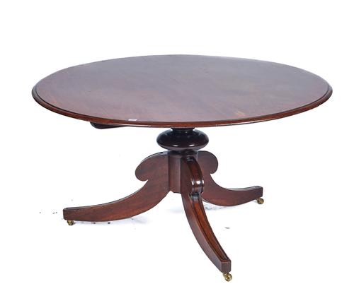 A GEORGE III MAHOGANY CENTRE TABLE