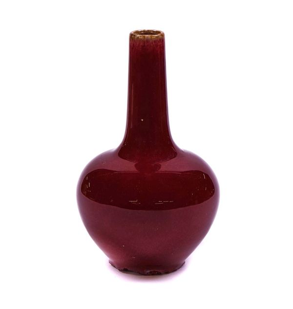 A CHINESE FLAMBÉ-GLAZED VASE