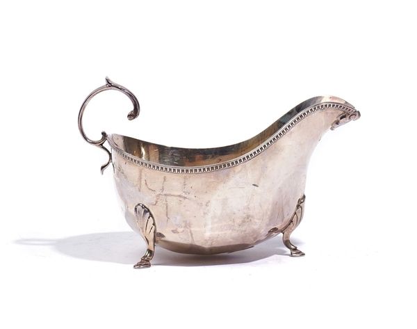 A SILVER SAUCEBOAT