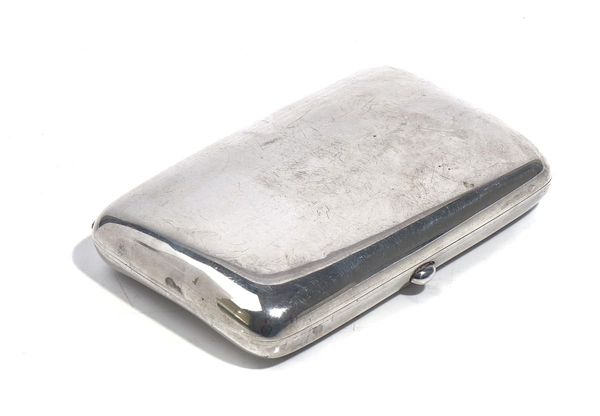 A VICTORIAN SILVER CIGAR CASE