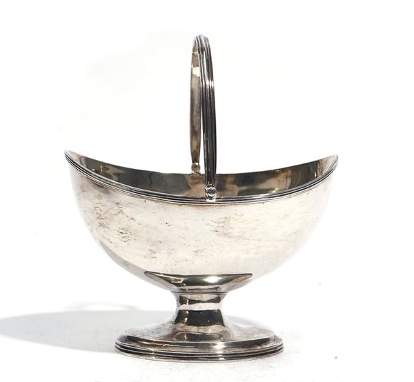 A GEORGE III SILVER CREAM BOWL