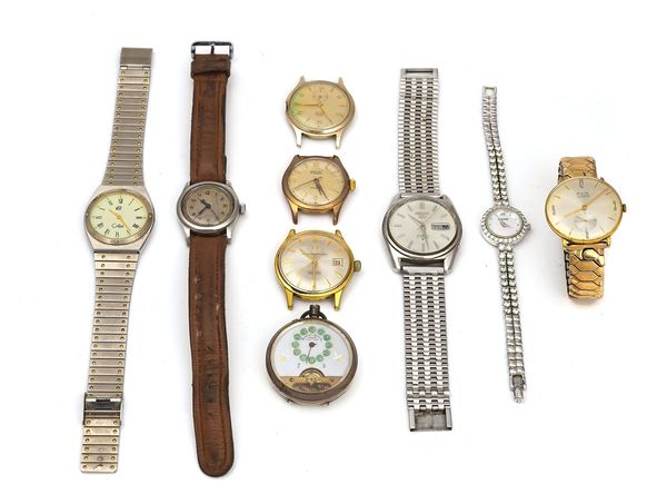 A GROUP OF NINE WATCHES (9)