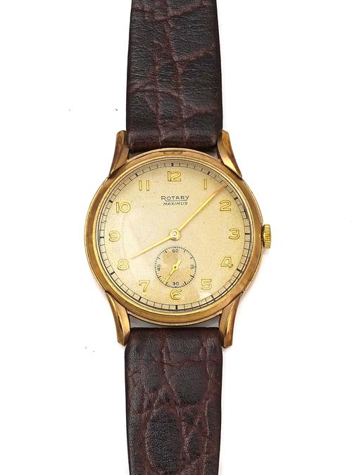 A ROTARY MAXIMUS 9CT GOLD WRISTWATCH