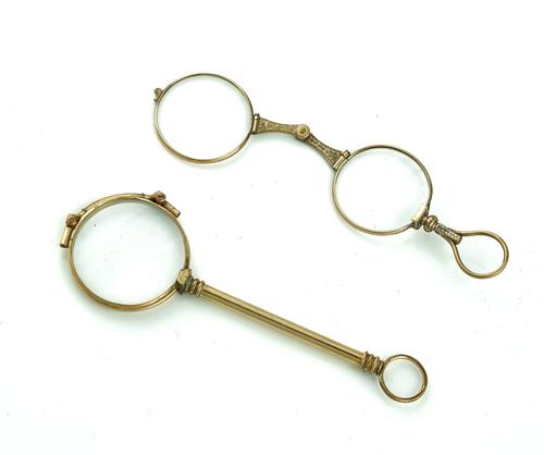 TWO PAIRS OF LORGNETTES (2)