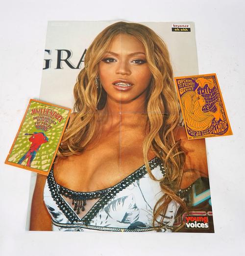 A JIMI HENDRIX EXPERIENCE POSTCARD AND THE OPENING OF THE FILLMORE SUMMER SERIES POSTCARD (3)